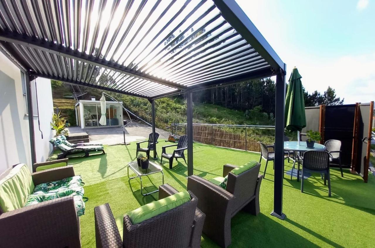 Apartament Casa Rocha Velha Con Terraza Y Piscina Particular Santiago de Compostela Zewnętrze zdjęcie