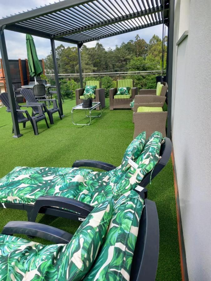 Apartament Casa Rocha Velha Con Terraza Y Piscina Particular Santiago de Compostela Zewnętrze zdjęcie